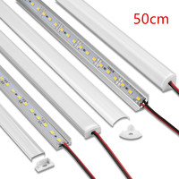 LED cabinet bar light  5730 36LEDs Kitchen light under furniture 12V DC 50cm profile aluminum led hard strip Linear lights