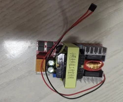Electromagnetic Cannon Booster Module 12V to 220-900V Output Voltage Adjustable Full Charge, Self Stop, Automatic Power Return