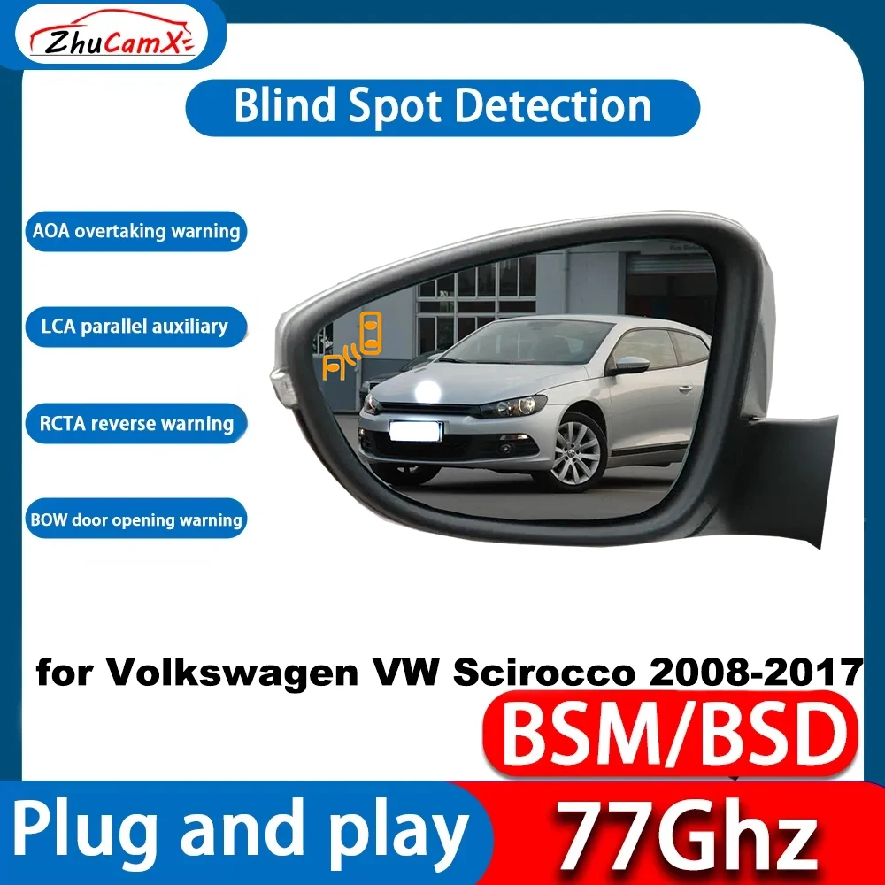 

for Volkswagen VW Scirocco 2008-2017 OEM Side Assist Blind Spot Monitor Detection BSM BSD System 77Ghz Millimeter Wave Radar
