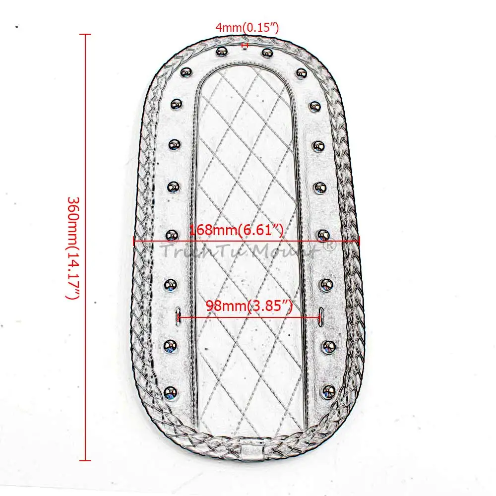Rear Fender Bib Without Screws Fit For Harley Electra Glide Road Glide  Road King Street Glide 2008-2023 Black Vinyl Felt-Backed