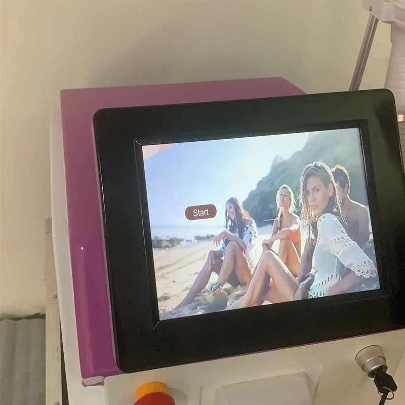 전문 808 다이오드 레이저 영구 제모기, 3 파장 레이저, 808nm, 755nm, 1064nm, 새 버전