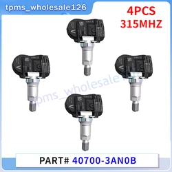 4PCS/Lot Tyre Pressure Monitor Sensor 40700-3AN0B 40700-3AN0A For 2012 2013 2014 Nissan Altima Maxima Sentra Xterra TPMS 315MHZ