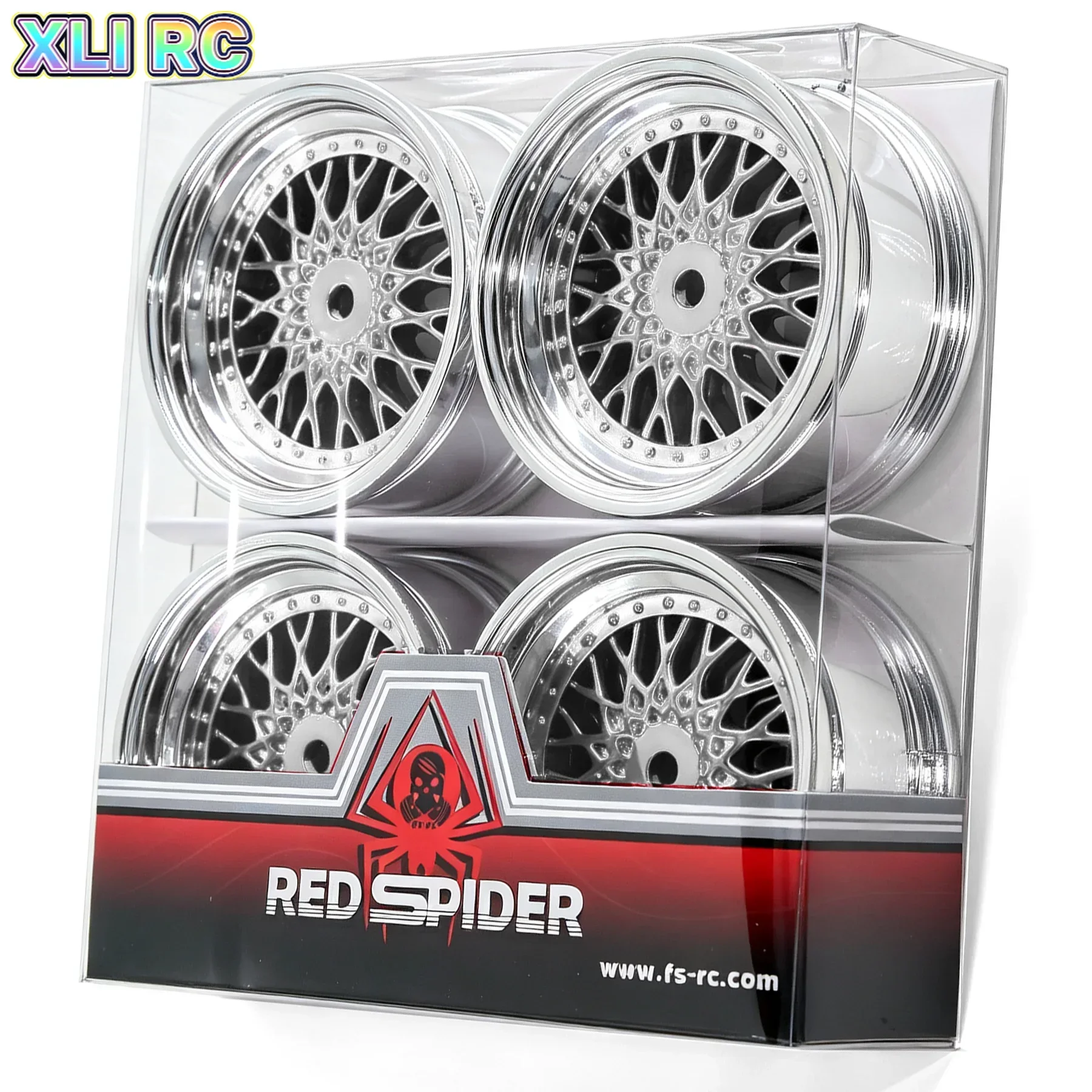 4PCS 54mm Diameter Plating Plastic Wheel Rims 12mm Hex for 1:10 RC On-Road Drift Touring Racing Car HSP HPI Upgrade Parts