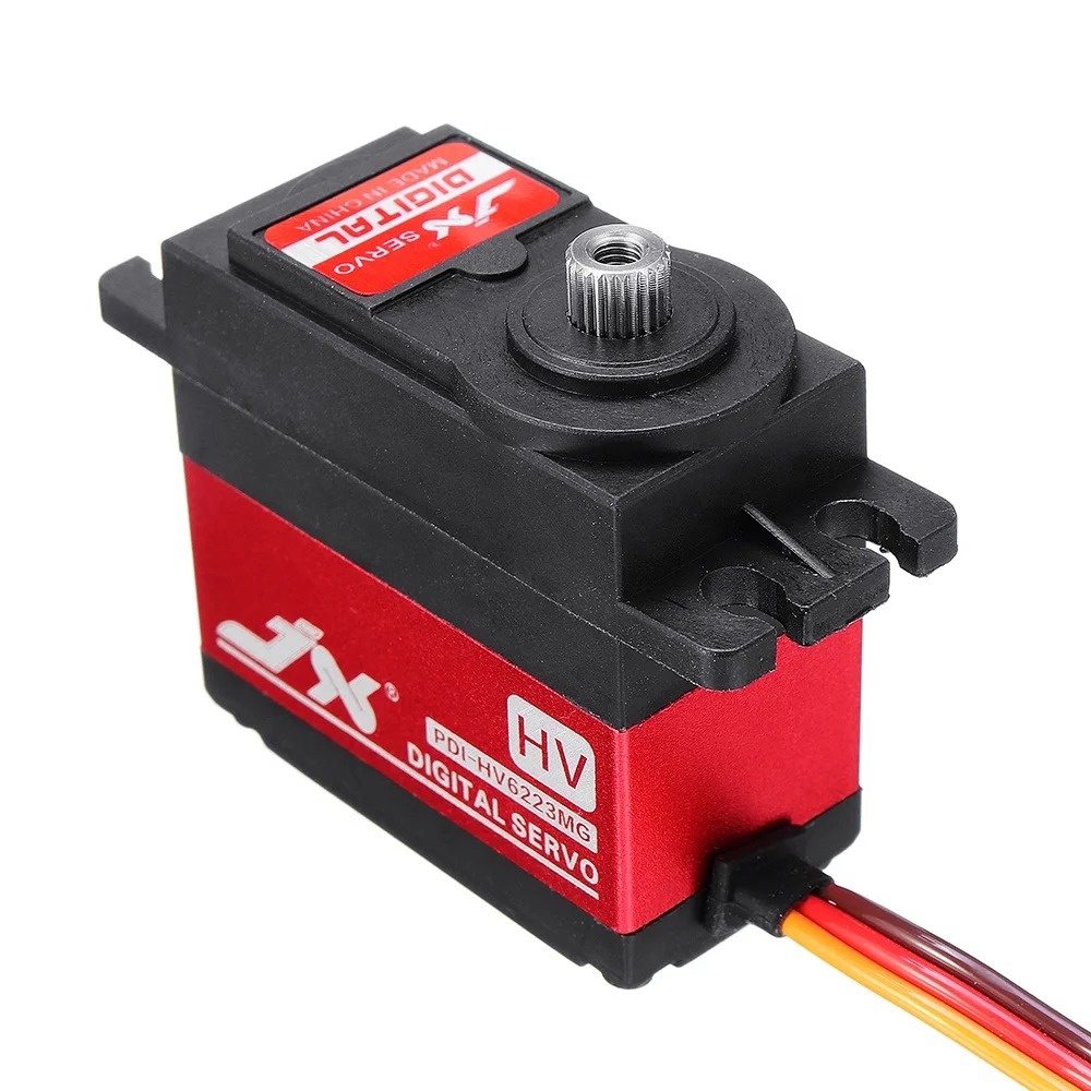 JX PDI-HV6223MG 8.4V 23KG 0.16 Sec Metal Gear Digital HV Standard Servo for 1/8 1/10 RC Car Robot Airplane Drone Aicraft
