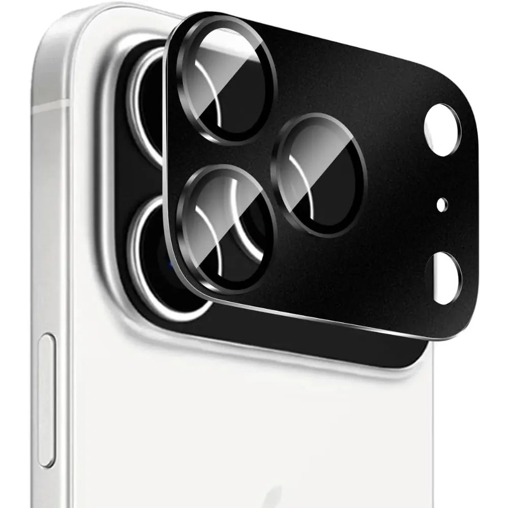For IPhone 17 Pro Max 17 Air Camera Lens Protect Strong Adsorption Metal 9H + Tempered Glass Camera Screen Full Protection Cover