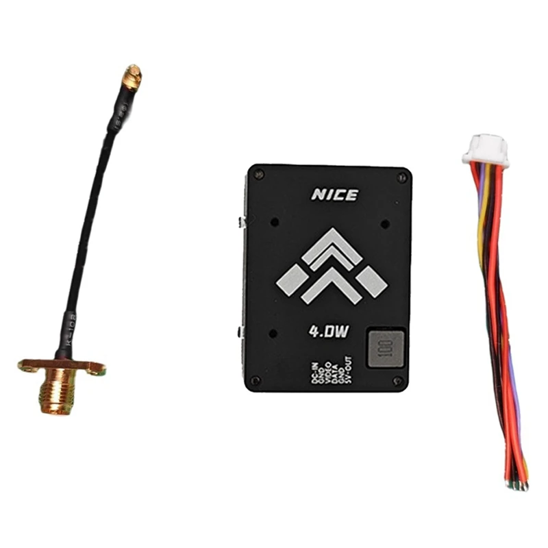 5.8G 4W VTX 64CH 4000Mw FPV Audio Video Transmitter PAL/NTSC For FPV Long Range Racing Drone