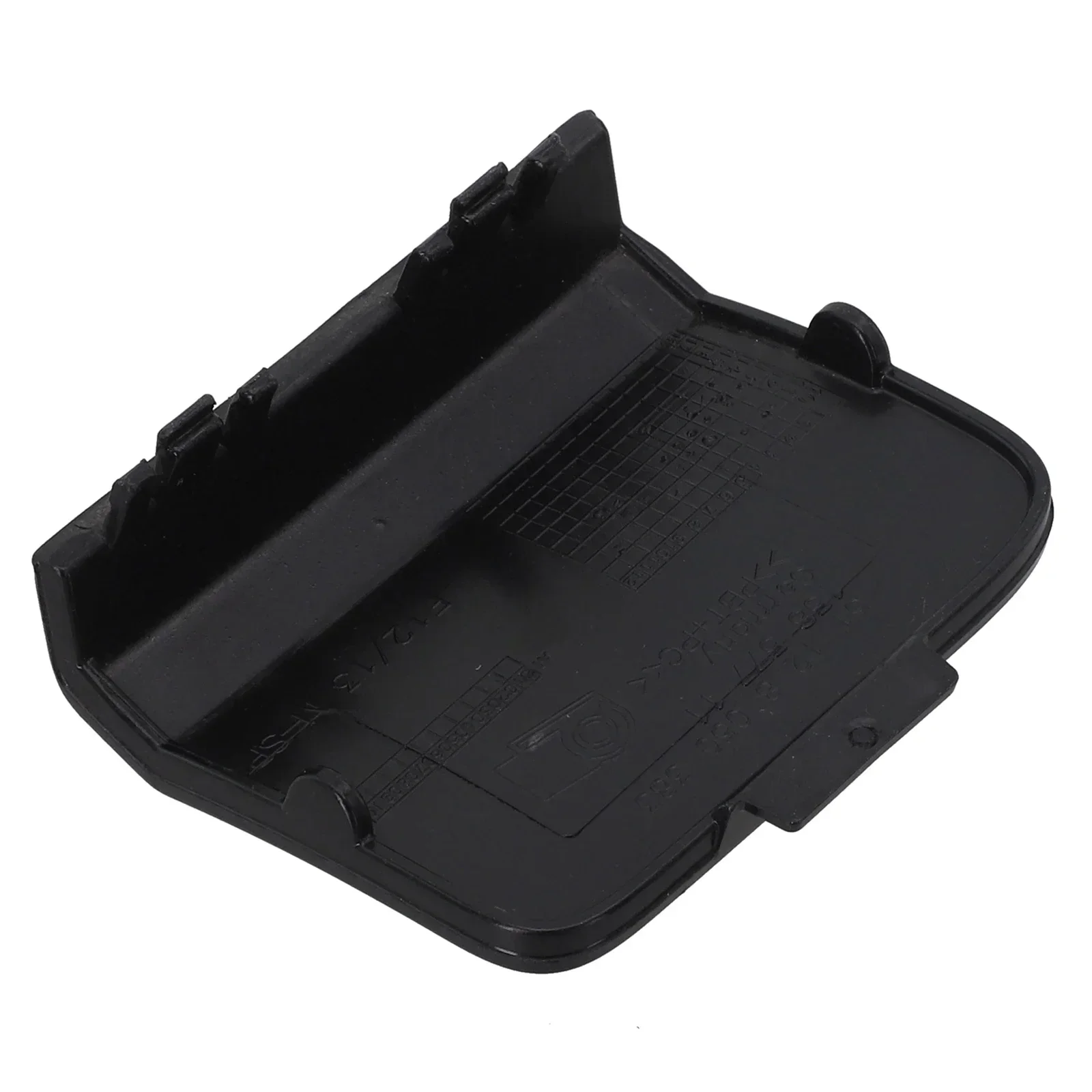 Black Rear Bumper Cover Auto Fastener Replacement Bumper Component Robust Material Sleek Design Weather Resistant