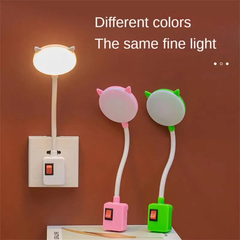 Usb Reading Lamp Eye Protection Warm Light/white Light Lighting Tool Table Lamp Saving Energy Button Switch Household Tools Led