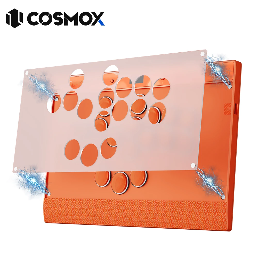 Haute42-COSMOX C16 Magnetic Panel Joystick Arcade Leverless Controller Hitbox For PS5 XBOX Steam PC Fighting Gaming Keyboard