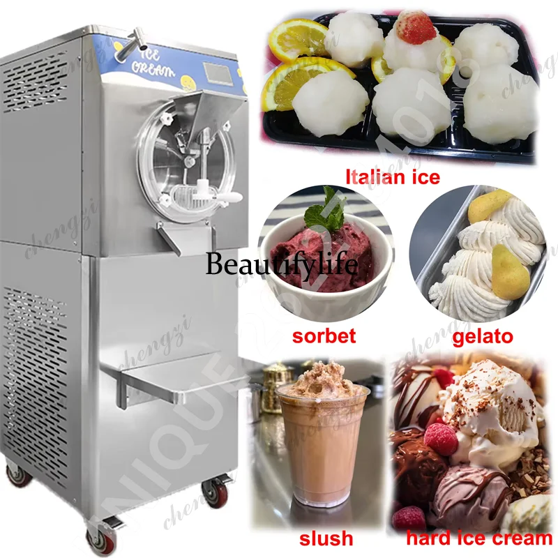 SS81 Adjustable Speed 48L/H Multifunctional Ice Cream Equipment Commercial Gelato Hard Serve Ice Cream Making Machine