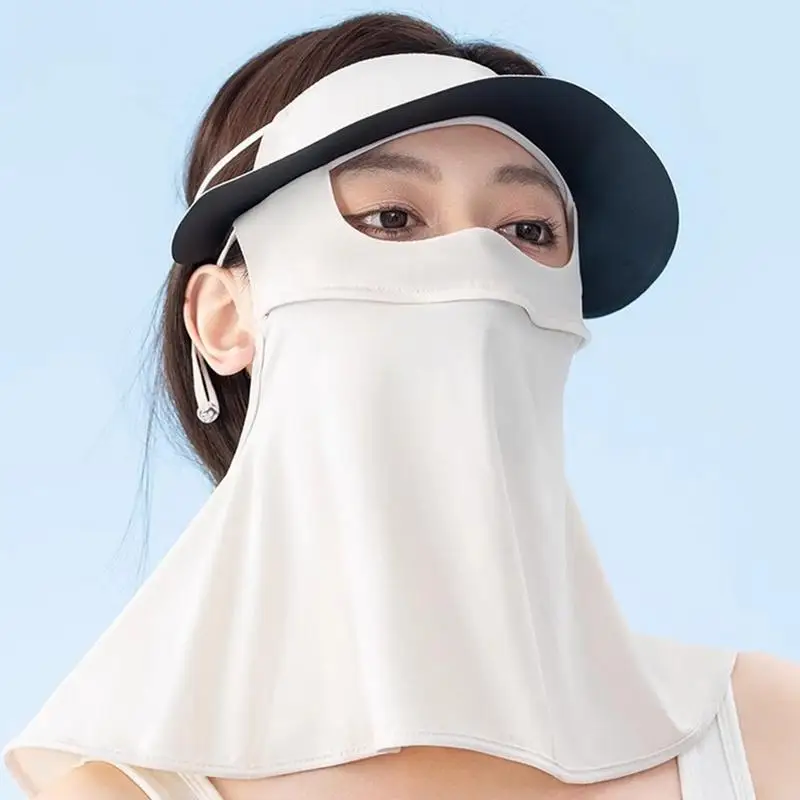 Sun Protection Hat Full Face Sunscreen Cover For Sun Protection Gardening Hats With Sun Neck Protector Neck Shade Face Veil UV