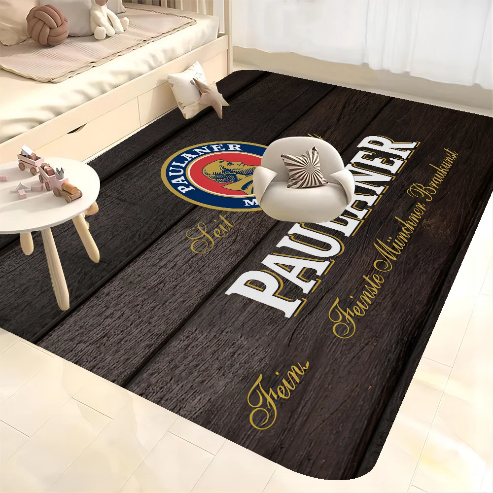 

German Beer Paulaners Room Mats Washable Non-Slip Living Room Sofa Chairs Area Mat Kitchen Alfombra