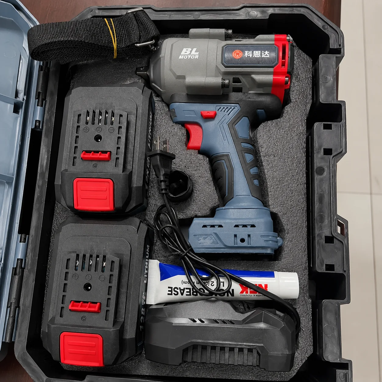 21V Cordless Brushless Impact Wrench 1150N.m High Torque Electric Wrench 1/2