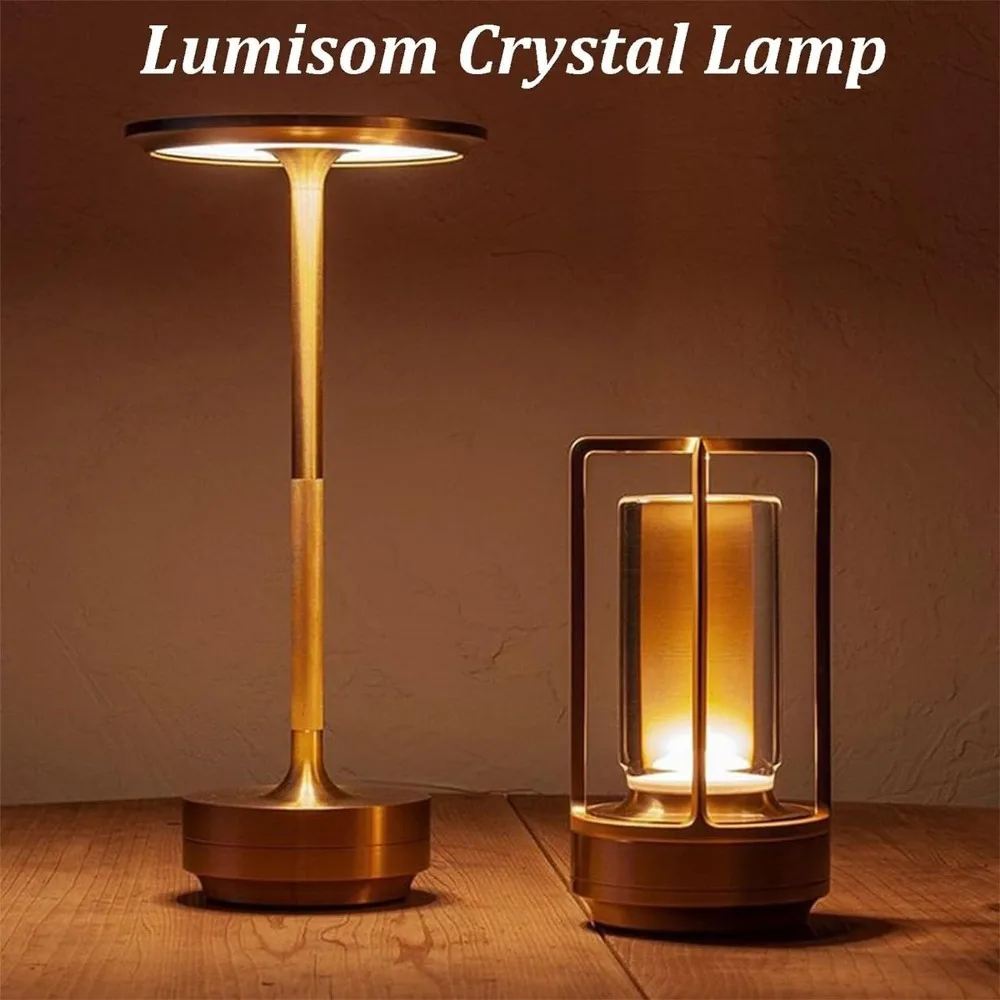 Creative New Chinese Style Table Lamp Metallic Versatile LED Table Lamp USB Atmosphere Light Night Ligh Indoor