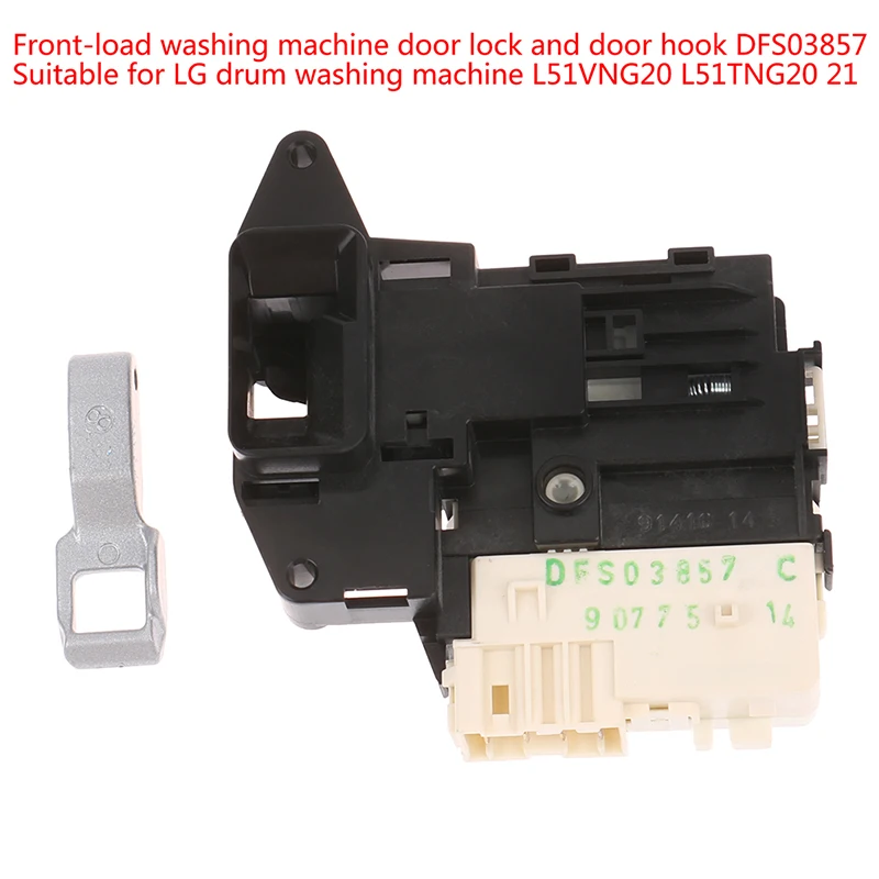 1Set Drum Washing Machine L51TNG20 L51TNG21 for LG Door Switch Lock Switch Door Buckle + Door Hook DFS03857