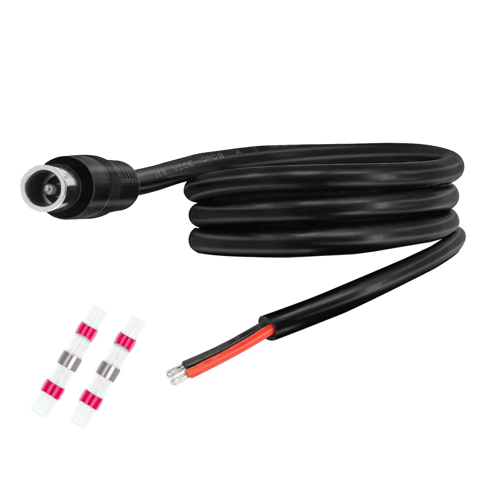 DC8020 Male Plug Pigtail Cable 14AWG 8.0x2.0mm Power Cord for Portable Power Station and Solar Panel Charging 100cm