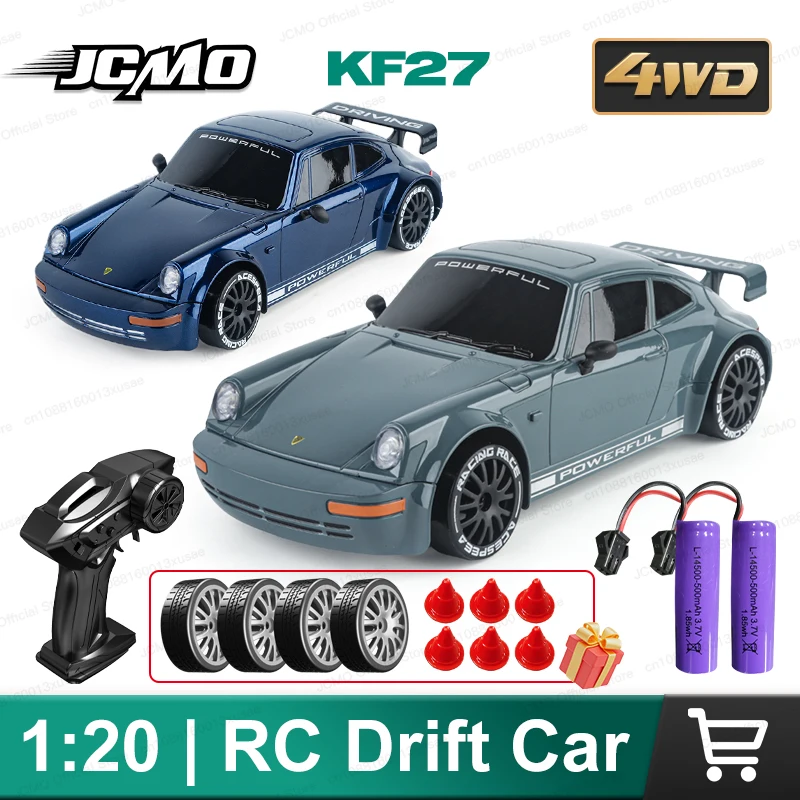 

JCMO KF27 Drift Car 2.4G RC Car 1/20 4WD Remote Control Car High Speed Four Wheel Drive Radio Controlled Racing Toy Car For Kids
