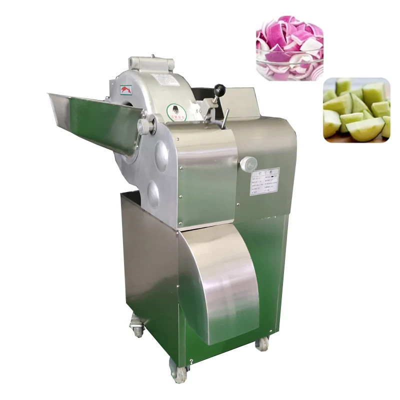 High-Efficiency Fruit Dicing Machine With Big Capacity Multifunctional Vegetable Potato Slicing Strips Cube Machine New