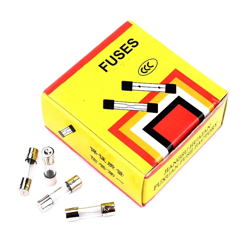10 قطعة 6x30 مللي متر الزجاج فيوز أنبوب فيوز 6*30 مللي متر 250V 0.5A 1A 2A 3A 4A 5A 6A 8A 10A 12A 15A 20A 25A 30A سريع الصمامات عالية الجودة