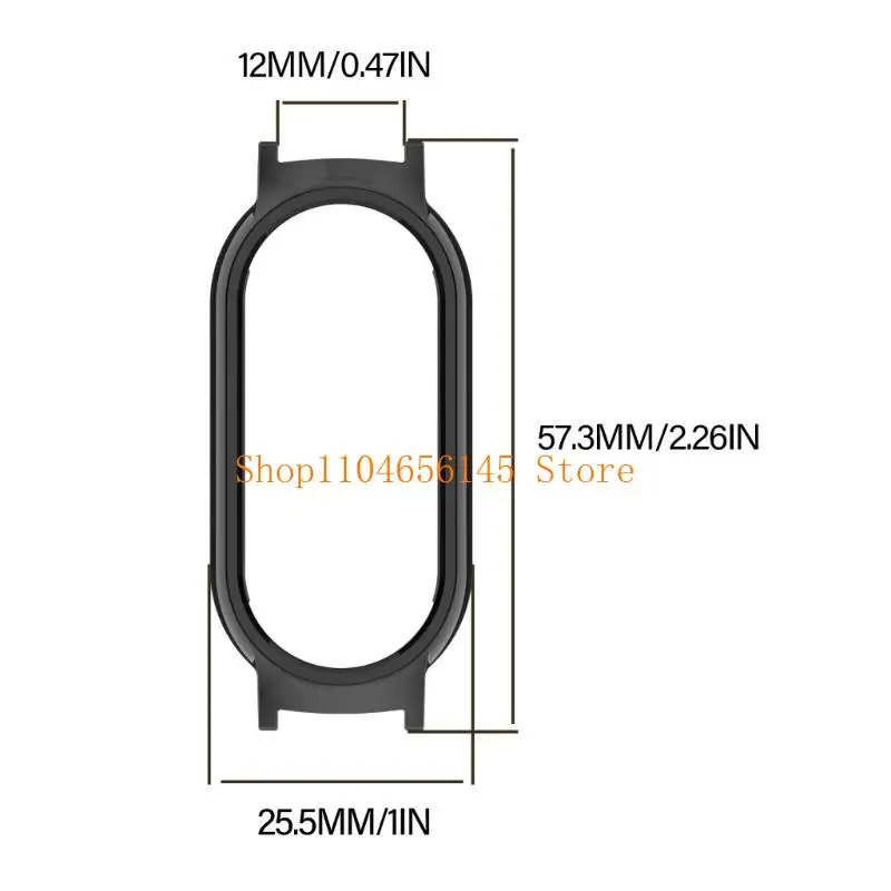5asd Halbbedeckung Stoßfänger Hülle für Band 9 Smartband Protective Shell Kratzer