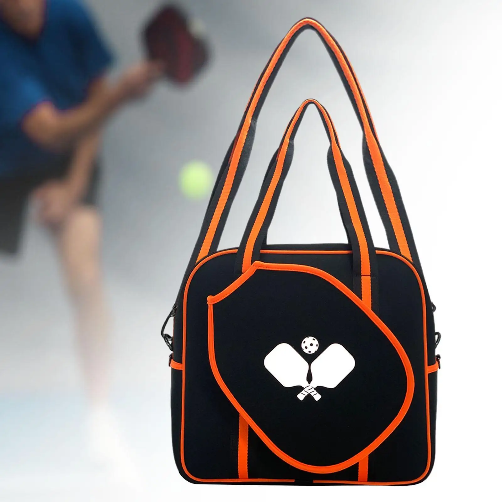 Tennis Bag Tennis Racket Shoulder Bag for Women Lightweight Tennis Handbag with Adjustable Strap Multifunctional Tennis Tote