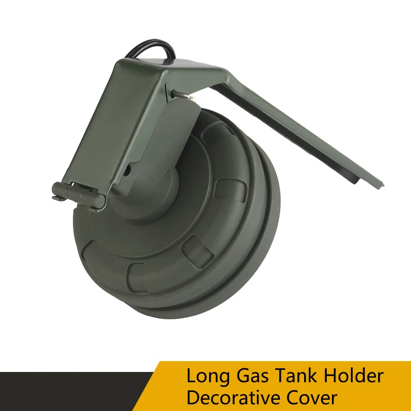 Long Gas Tank Holder Decorative Cover, Split Design International Standard Interface