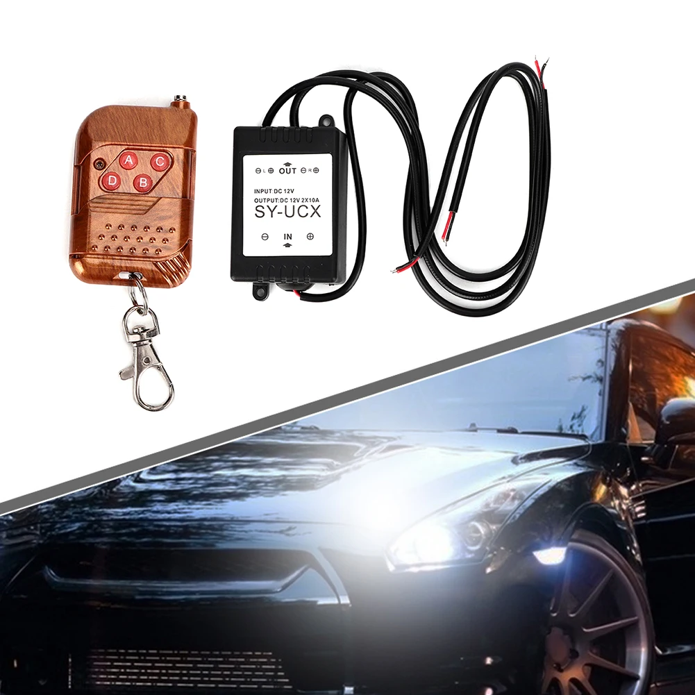 12V 1.5W  Wireless Strobe Control Module LED DRL Flash Controller System for Car Motorcycle Wireless Strobe Control