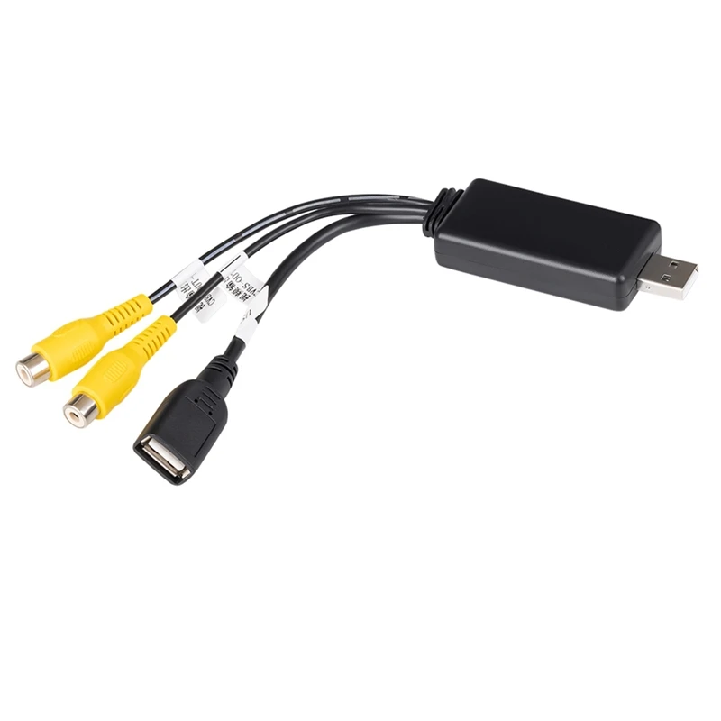 لنظام أندرويد واجهة USB إلى RCA فيديو خارج محول راديو السيارة مشغل وسائط متعددة فيديو AV الإخراج