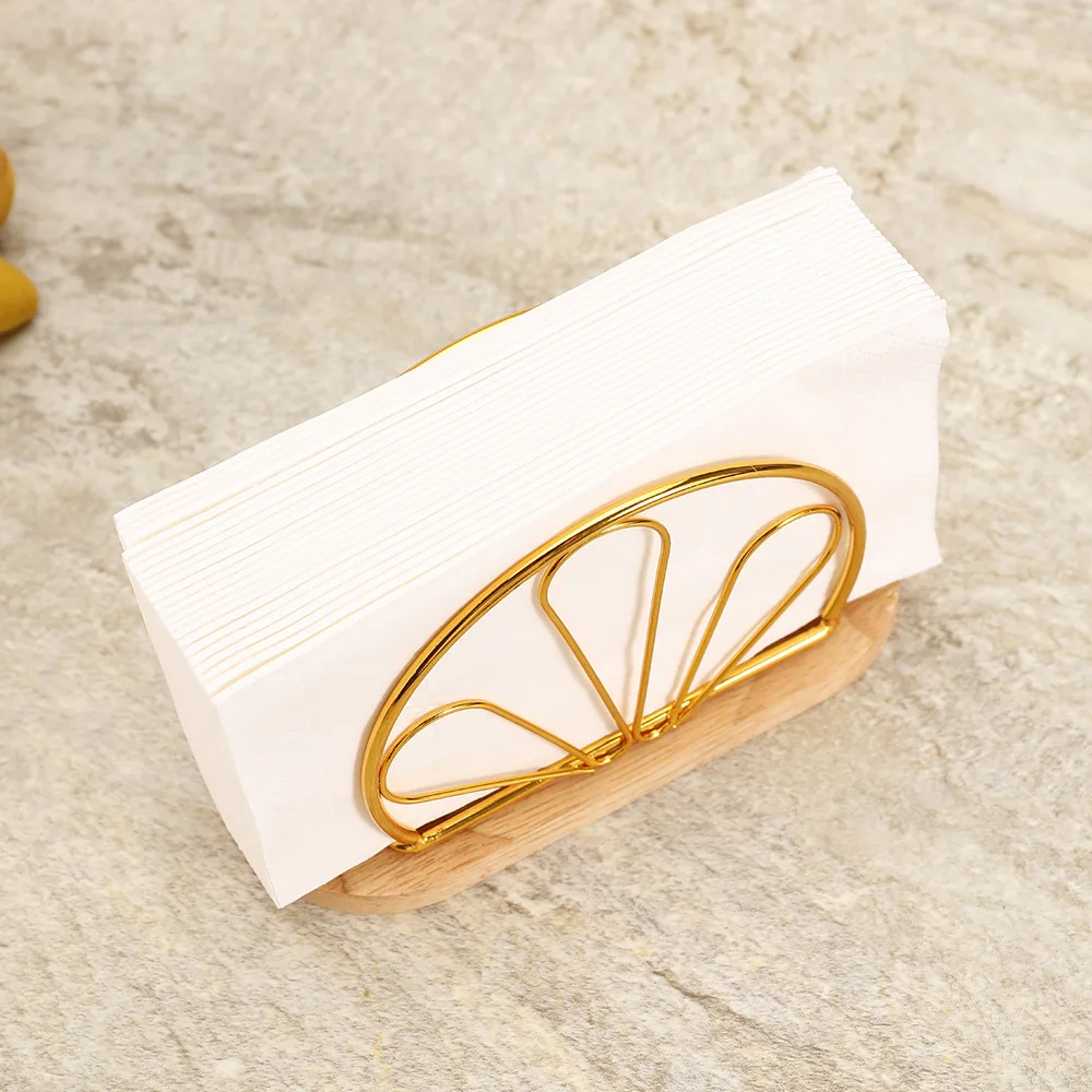 

Napkin Holder Iron Household Rack Vintage Dinner Farmhouse for Table Freestanding Dispenser Dining Decor Cute Office
