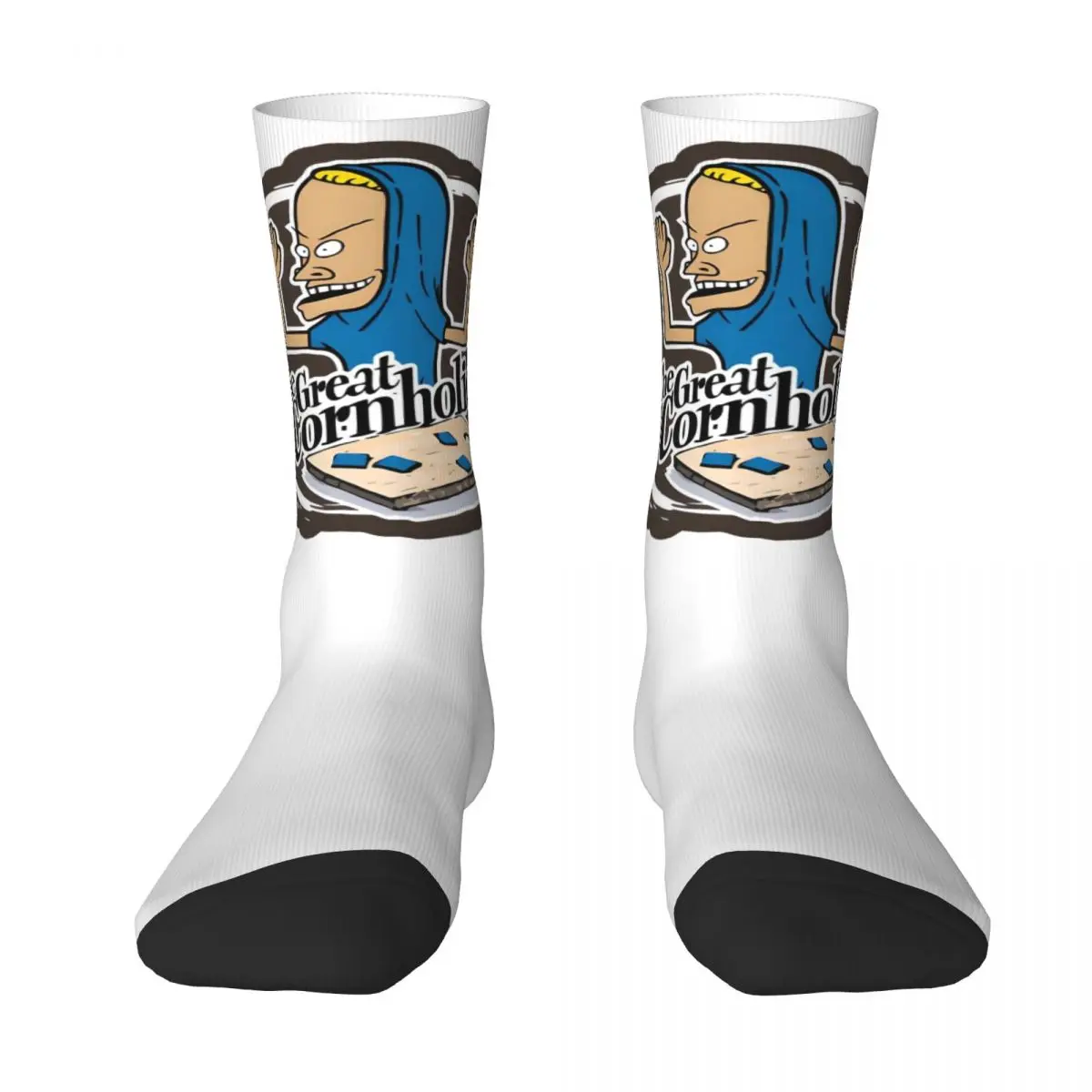 Beavis Butthead Socks Cornholio Leisure Stockings Winter Anti Skid Women Men Socks Soft Design Climbing Socks