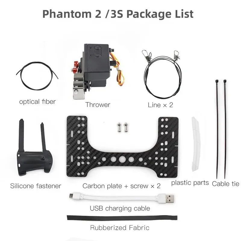 Parabolic Airdrop Servo Switch Device Kit Remote Control Control  for DJI Phantom 2 / Phantom 3 Standard Drone Accessories