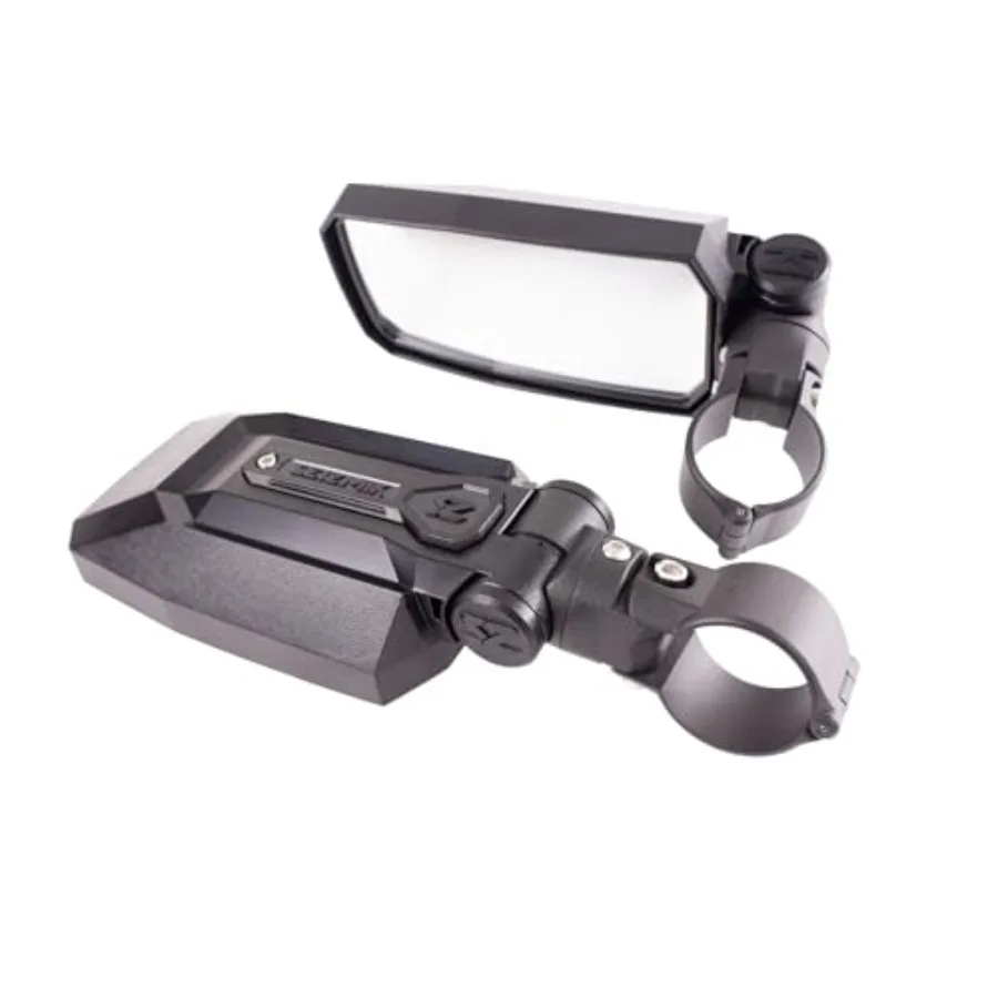 مجموعة مرآة الرؤية الجانبية Trailrider UTV مصممة لنماذج UTV ذات الأنبوب الدائري مقاس 1.875 بوصة و2 بوصة مع هيكل ABS مثالي للإعلان على الطرق الوعرة
