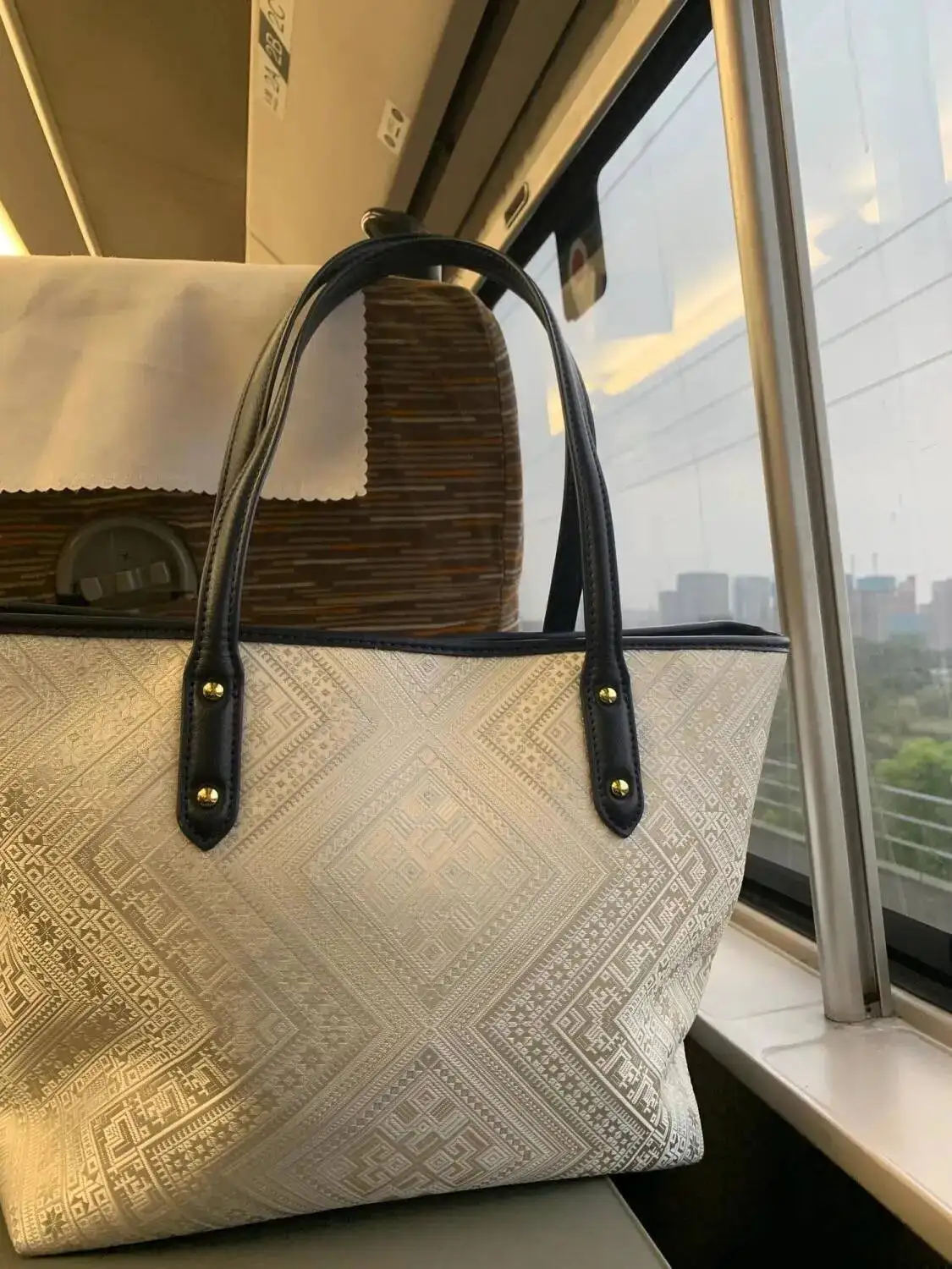 Bloom Chinese Style Beige Large Capacity Tote Women Designer Bag Handbag Ladies Vintage Y2k Shoulder Bags Aesthetic