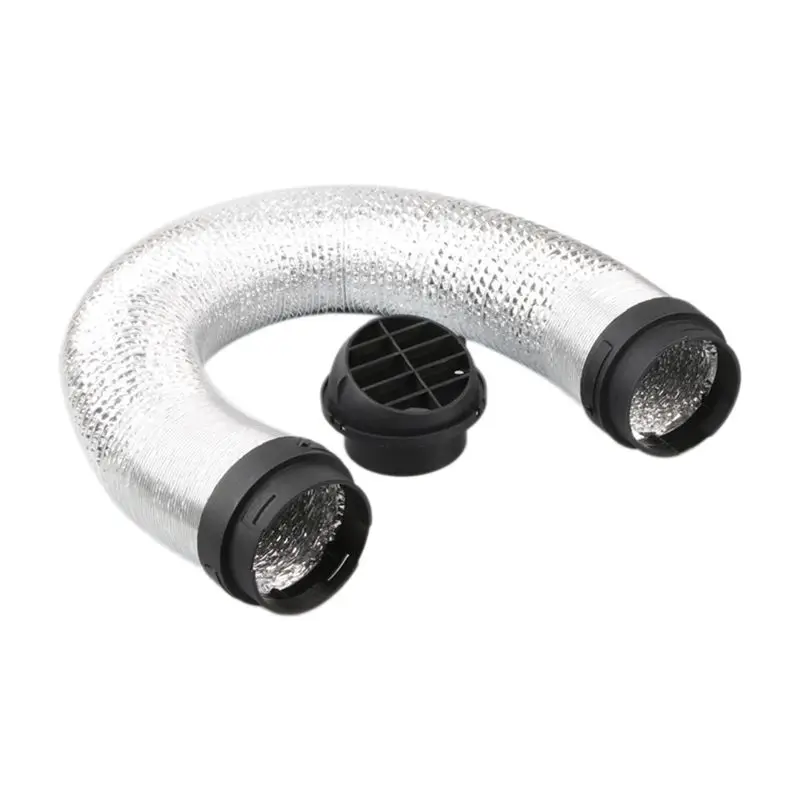 75Mm Car Auto Heater Pipe Duct Warm Air Outlet Vent Hose Clips Set For Webasto Eberspacher Propex Parking Diesel Heater-A61E