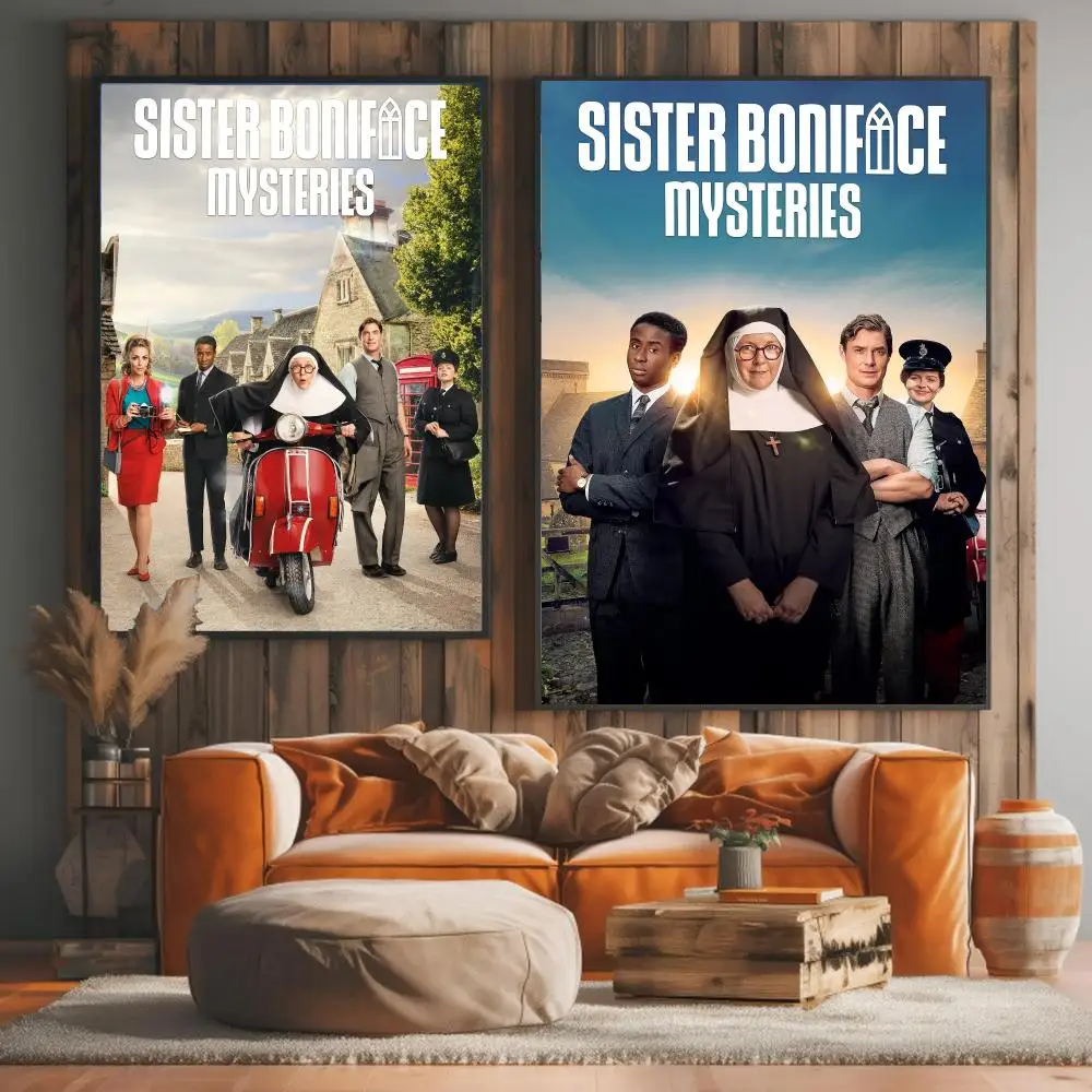 tv series S-Sister Boniface Mysteries-S Painting Calligraphy Artwork for Living Room Bedroom Office Home Decor