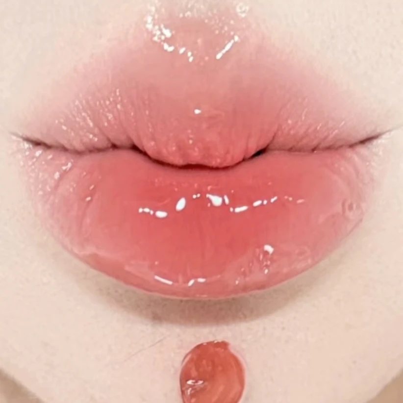 Aztk Jelly Lipglaze Water Light Blush Cream Moisturizing Lipgloss Natural Moisturizing Cute Love Pendant Lipbalm Present