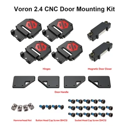 Chaoticlab Voron 2.4 CNC Door Mounting Kit Voron 3D Printer Parts Crafted with CNC Machining High Precision Seamless Integration