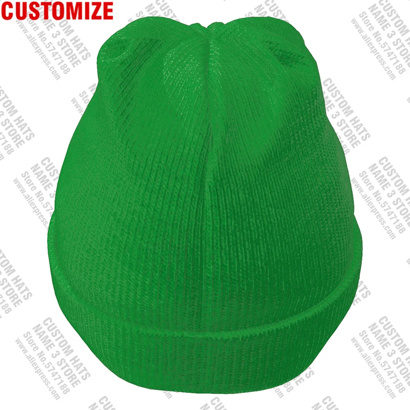 Brazil Knitted Hat Free Custom Name Winter Cold Pullover Portugal Bra Brasil Flag Brazilian Knit Keep Warm Cap Br Hip Hop Beanie