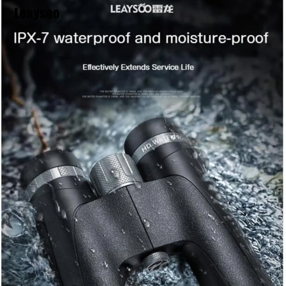 

Compact 10x42 Binoculars for Adults, Lightweight Waterproof Binoculars for Sightseeing, HD Clarity Optical Telescope for Camping