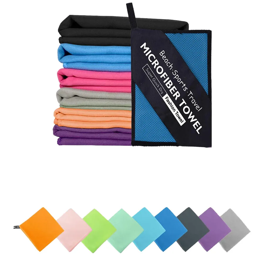 1-Stück Mikrofaser-Reisehandtuch, Schnelltrocknendes Handtuch Super Saugfähig Kompakt Leichtgewichtig für Strand, Fitness, Pool, Bad, Yoga – Detail 1