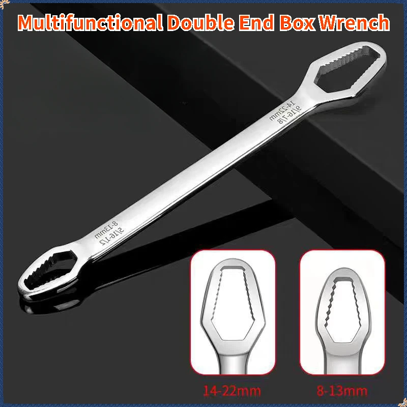 

3-17mm8-22mm Universal Torx Wrench Adjustable Multifunction Wrench Board Double-head Multipurpose Torx Spanner Repair Hand Tools