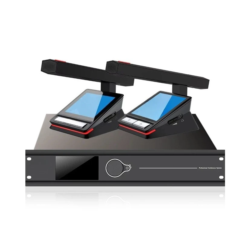 

Система конференц-зала с цифровыми и аналоговыми микрофонами