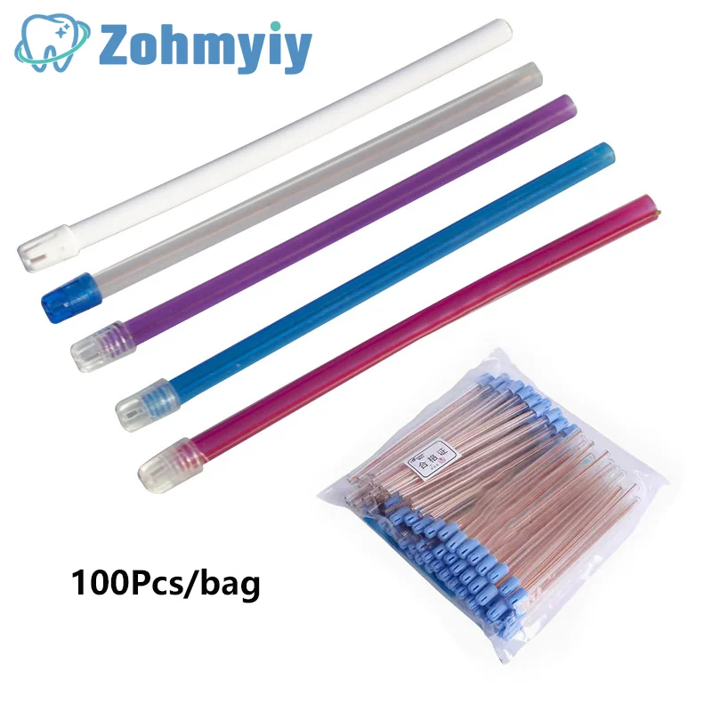 

100pcs Dental Disposable Saliva Ejector Aspirator Tube Oral Care Dentistry Consumables Dentist Low Volume Suction Tips Clinic