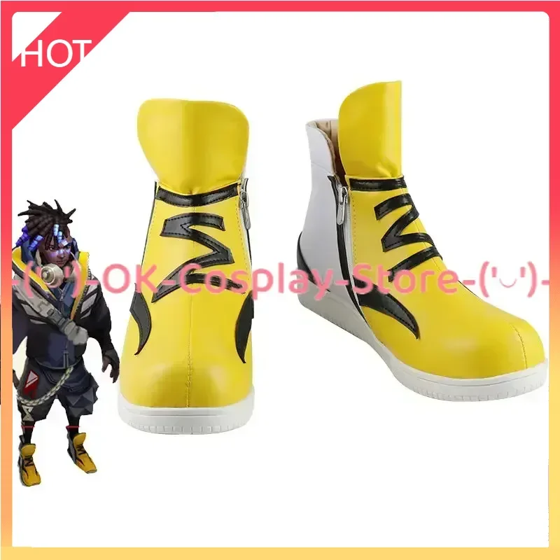 

[Custom Made] Ekko Cosplay Shoes Game LOL True Damage Cosplay Prop Halloween Carnival Boots