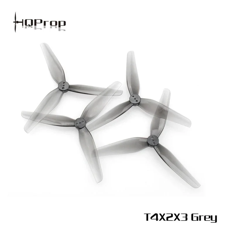 6Pairs  HQPROP T4X2X3 4X2X3 4020 3-Blade PC Propeller for RC FPV Freestyle 4inch Toothpick Micro Long Range LR Drones