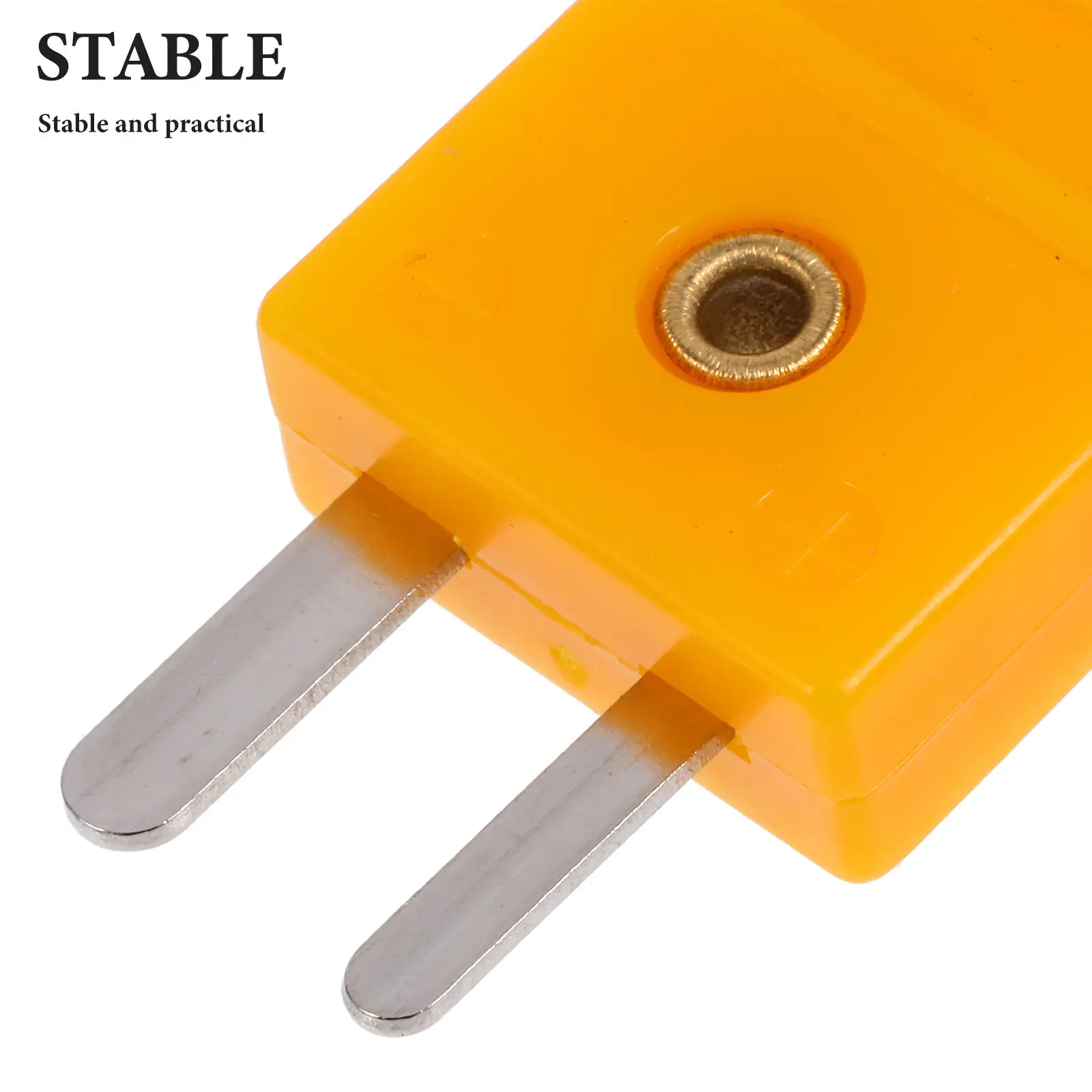5Pairs K Type Thermocouple Mini Plug Connector Male Female Adapter Replacement Compact Size Industrial Cable Connector