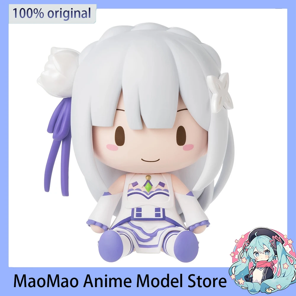 

S-FIRE Оригинальная фигурка аниме Fuwa Petit Emilia Q-версия Re:ZERO - Начало жизни в другом мире Модель Украшение 8 см