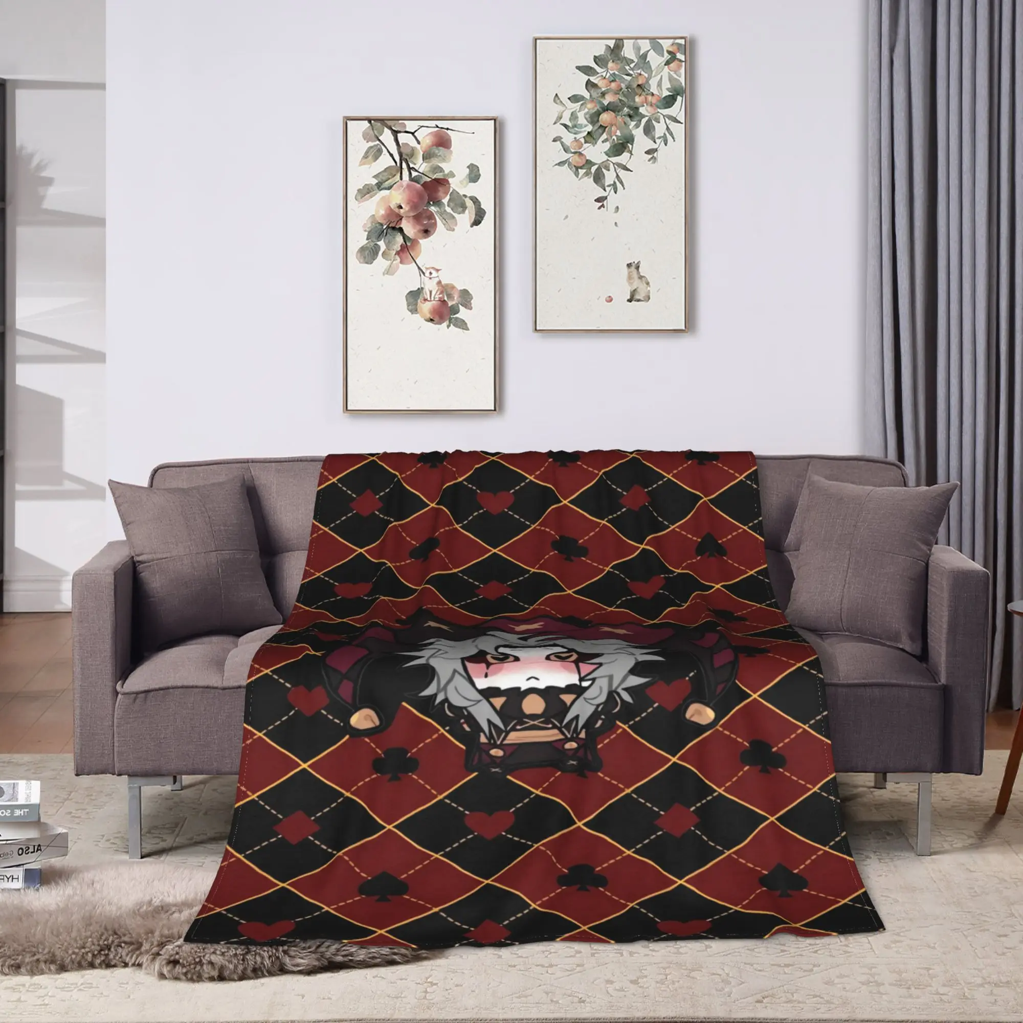 The Freak Circus Blanket  Travel Flannel Throw Blanket For Couch Chair Warm Design Quality Bedspread Gift Idea