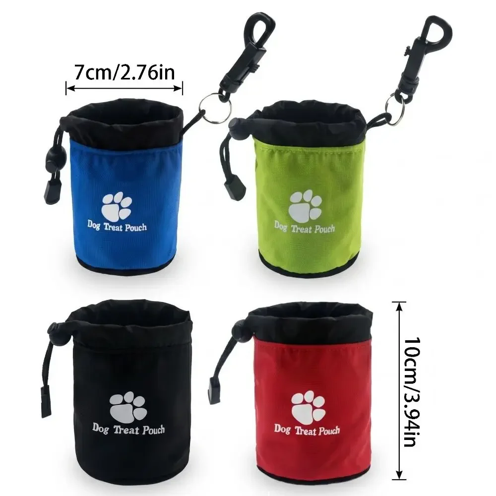 1 Stück 7×10cm tragbare Haustier-Trainings-Hüfttasche mit Kordelzug, auslaufsichere Hundeleckerli-Tasche, freihändige, multifunktionale Welpen-Snack-Belohnungstasche – Detail 1