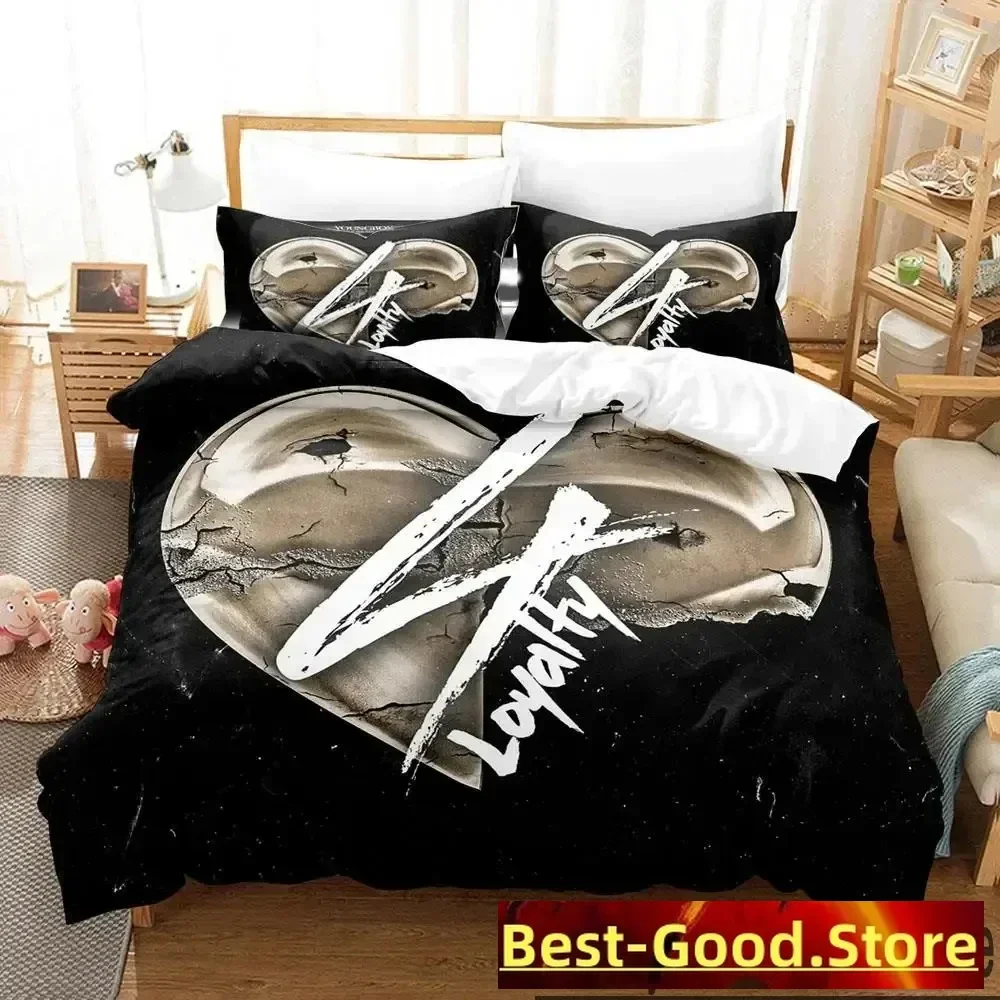 3D Print YoungBoy Never Broke Again Bedding Set Duvet Cover Bed Set Quilt Cover Pillowcase Comforter king Queen Size Boys Adult